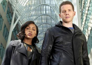 Meagan Good and Stark Sands in Minority Report (Fox)